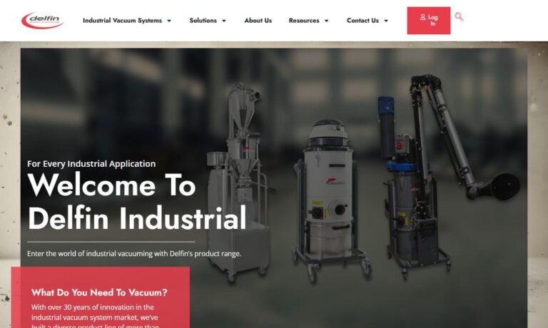 Delfin Industrial Vacuums